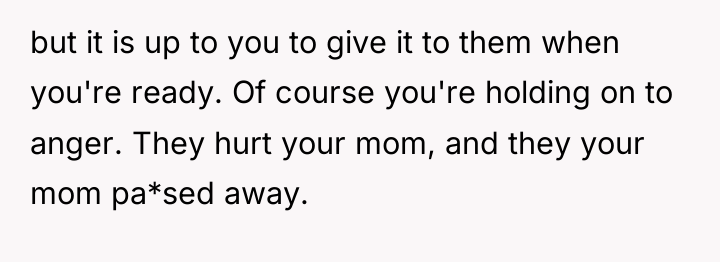 but it is up to you to give it to...
