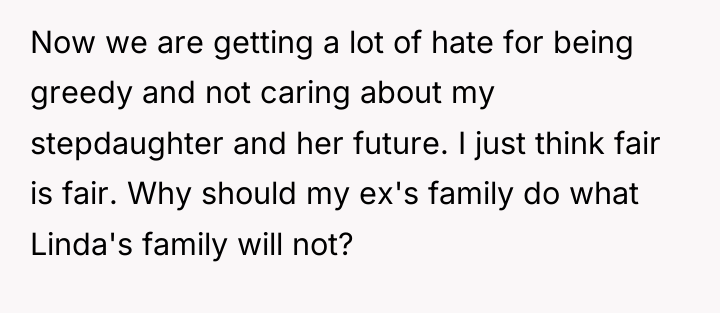 Now we are getting a lot of hate for being...