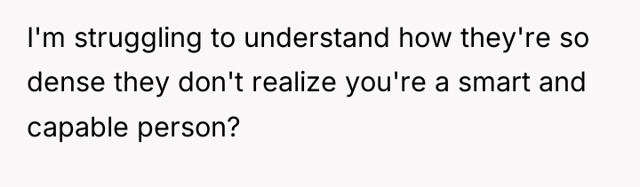 I'm struggling to understand how they're so dense they don't...