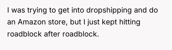 I was trying to get into dropshipping and do an...