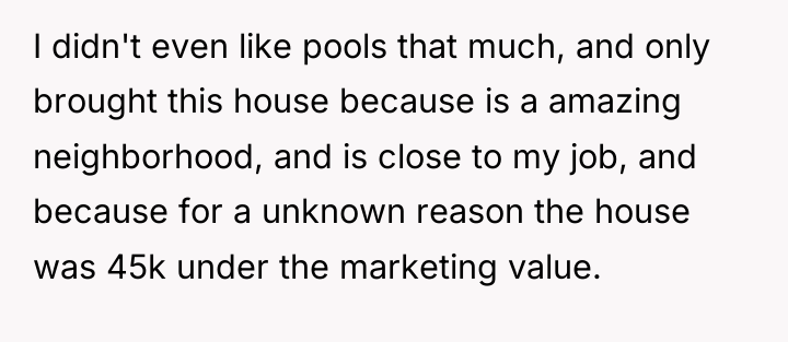 I didn't even like pools that much, and only brought...