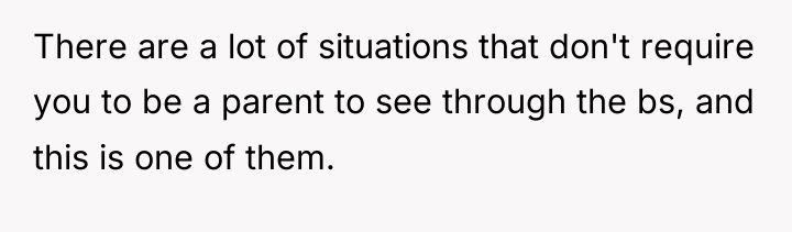 There are a lot of situations that don't require you...