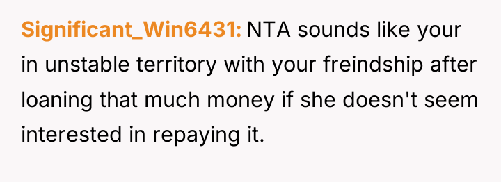 Significant_Win6431 NTA sounds like your in unstable territory with your...