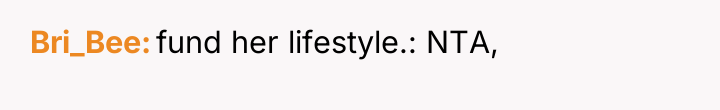 Bri_Bee fund her lifestyle.: NTA,