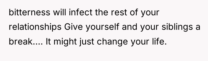 bitterness will infect the rest of your relationships Give yourself...