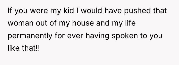 If you were my kid I would have pushed that...