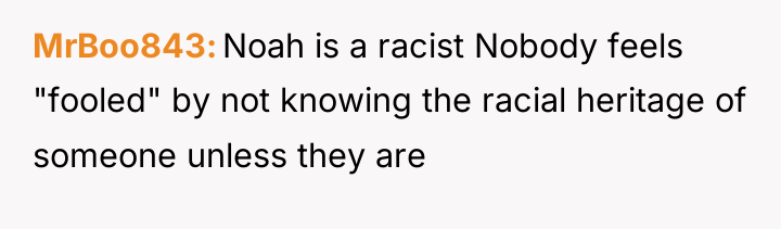 MrBoo843 Noah is a racist Nobody feels "fooled" by not...