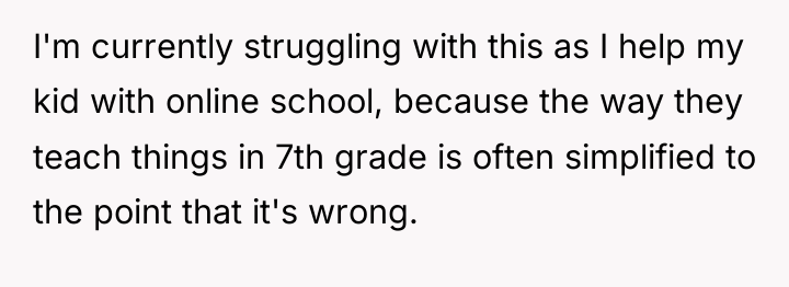 I'm currently struggling with this as I help my kid...