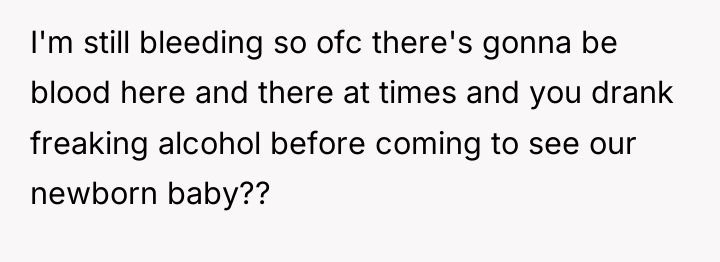 I'm still bleeding so ofc there's gonna be blood here...