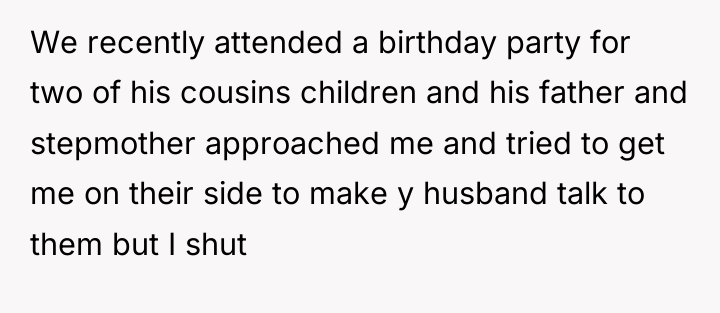 We recently attended a birthday party for two of his...