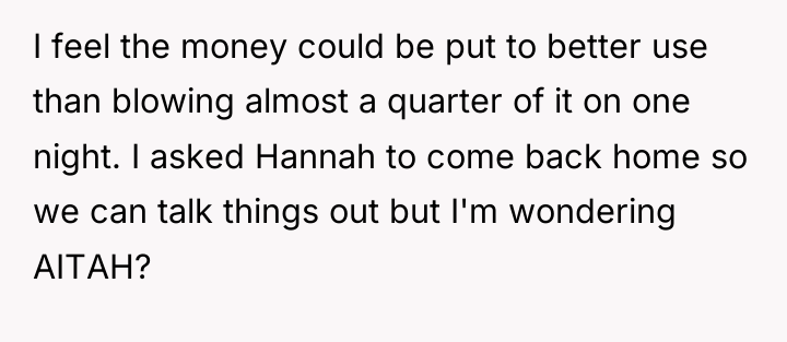 I feel the money could be put to better use...