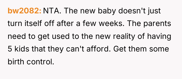 bw2082 NTA. The new baby doesn't just turn itself off...