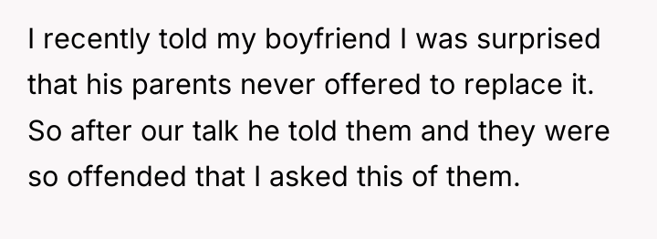 I recently told my boyfriend I was surprised that his...