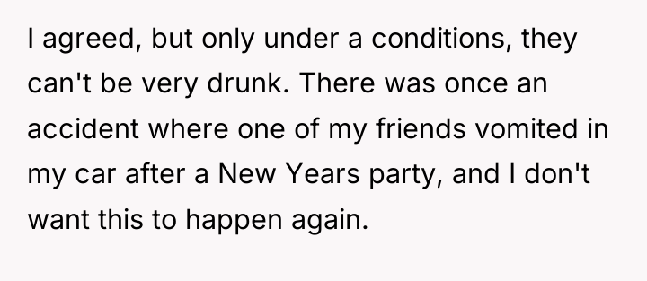 I agreed, but only under a conditions, they can't be...