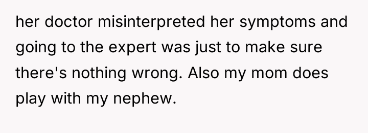 her doctor misinterpreted her symptoms and going to the expert...