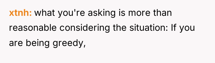 xtnh what you're asking is more than reasonable considering the...