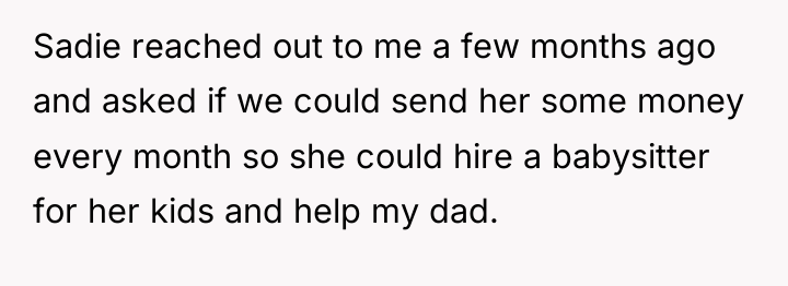 Sadie reached out to me a few months ago and...