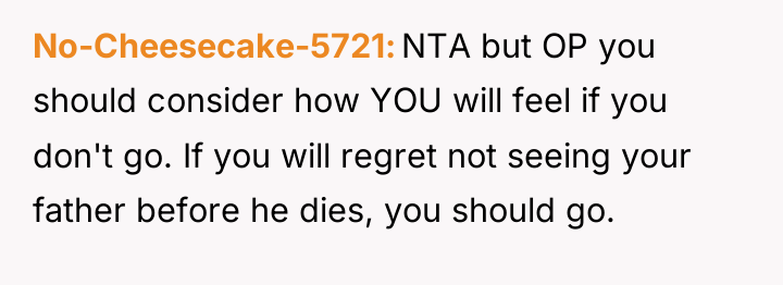 No-Cheesecake-5721 NTA but OP you should consider how YOU will...