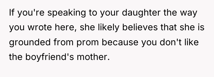 If you're speaking to your daughter the way you wrote...