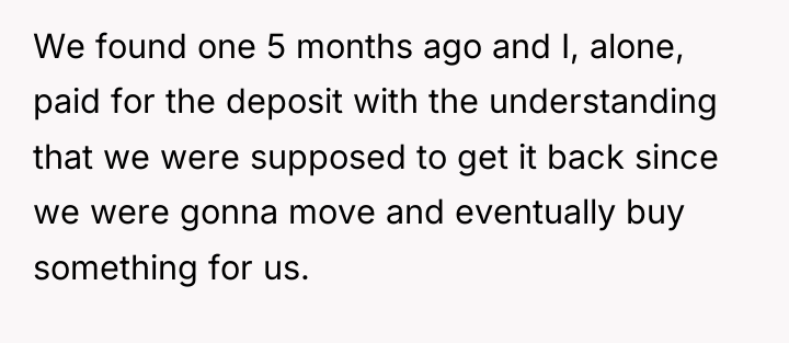 We found one 5 months ago and I, alone, paid...
