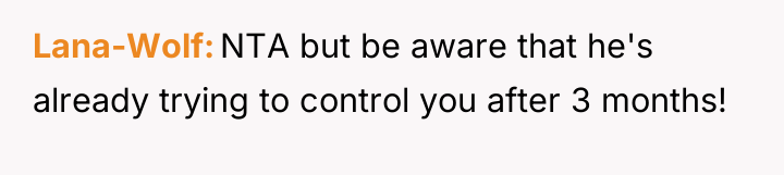 Lana-Wolf NTA but be aware that he's already trying to...
