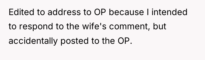 Edited to address to OP because I intended to respond...