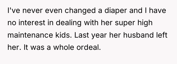 I've never even changed a diaper and I have no...