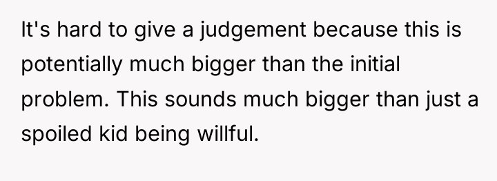 It's hard to give a judgement because this is potentially...