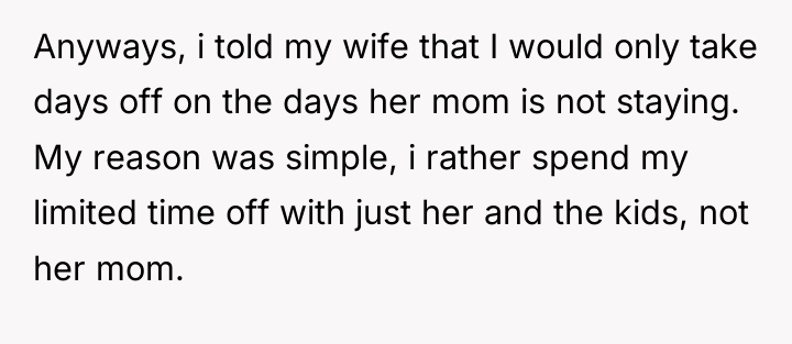 Anyways, i told my wife that I would only take...