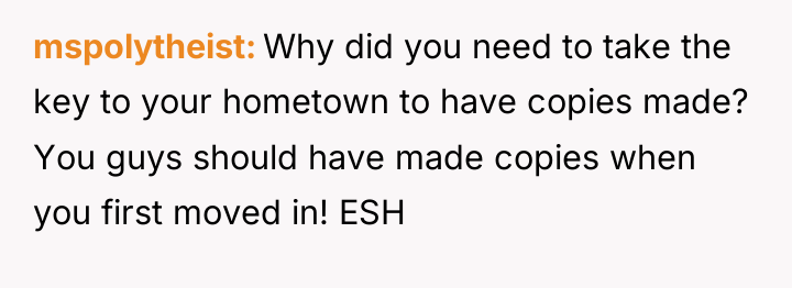 mspolytheist Why did you need to take the key to...