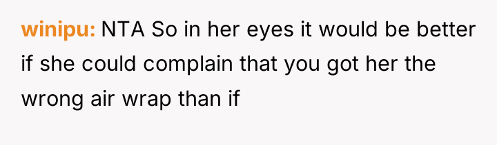 winipu NTA So in her eyes it would be better...