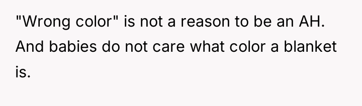 "Wrong color" is not a reason to be an AH....
