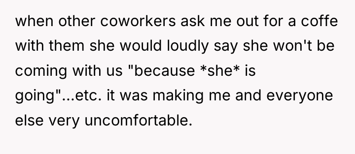 when other coworkers ask me out for a coffe with...
