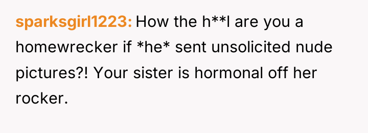 sparksgirl1223 How the h**l are you a homewrecker if *he*...