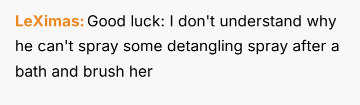 LeXimas Good luck: I don't understand why he can't spray...