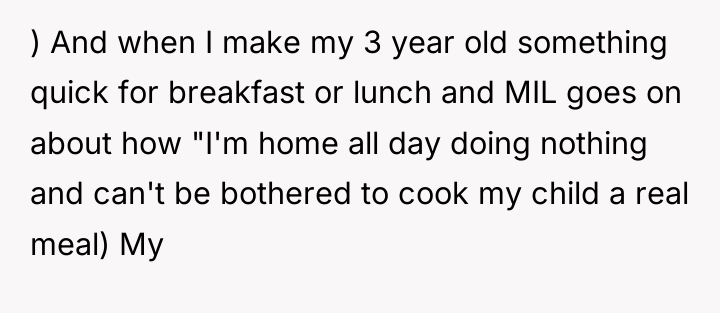 ) And when I make my 3 year old something...