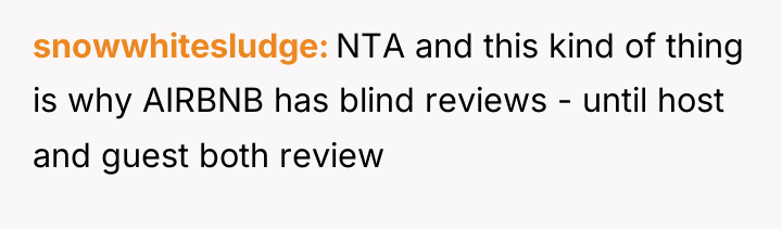 snowwhitesludge NTA and this kind of thing is why AIRBNB...