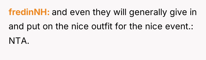 fredinNH and even they will generally give in and put...