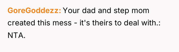 GoreGoddezz Your dad and step mom created this mess -...