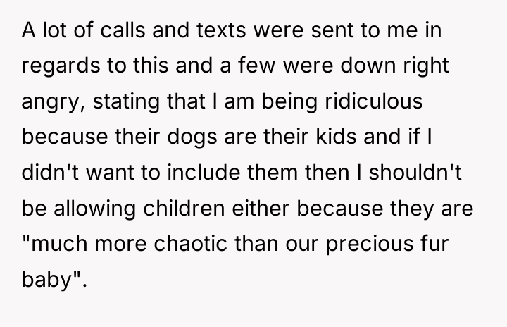A lot of calls and texts were sent to me...