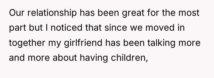 Our relationship has been great for the most part but...