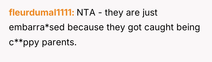 fleurdumal1111 NTA - they are just embarra*sed because they got...