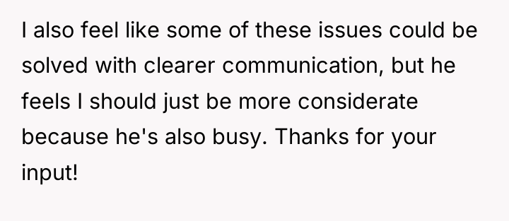 I also feel like some of these issues could be...