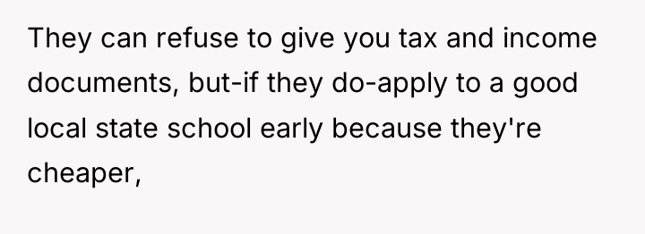 They can refuse to give you tax and income documents,...
