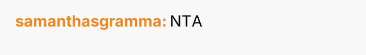 samanthasgramma NTA