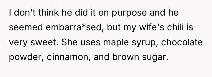 I don't think he did it on purpose and he...