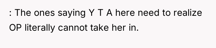 : The ones saying Y T A here need to...