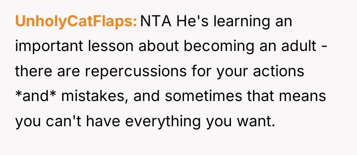 UnholyCatFlaps NTA He's learning an important lesson about becoming an...