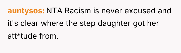 auntysos NTA Racism is never excused and it's clear where...