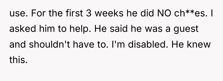 use. For the first 3 weeks he did NO ch**es....